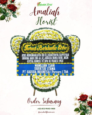 Papan Bunga Duka di Singkawang