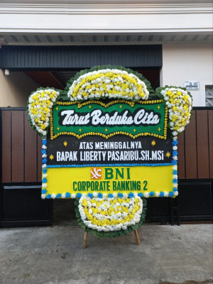 Papan Bunga Duka di Singkawang