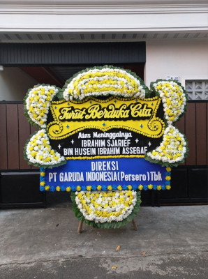 Papan Bunga Duka di Singkawang